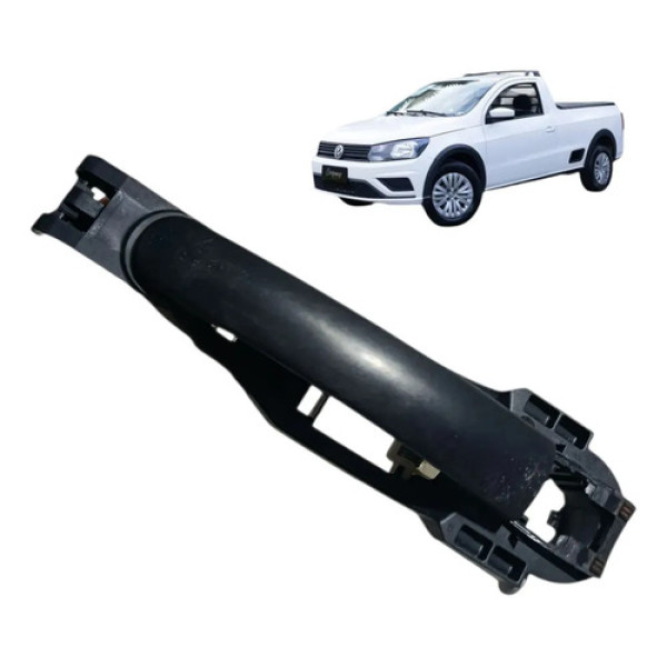 Maçaneta Externa Vw Saveiro 2018 / 2023 Dianteira Direita Preto Dianteira