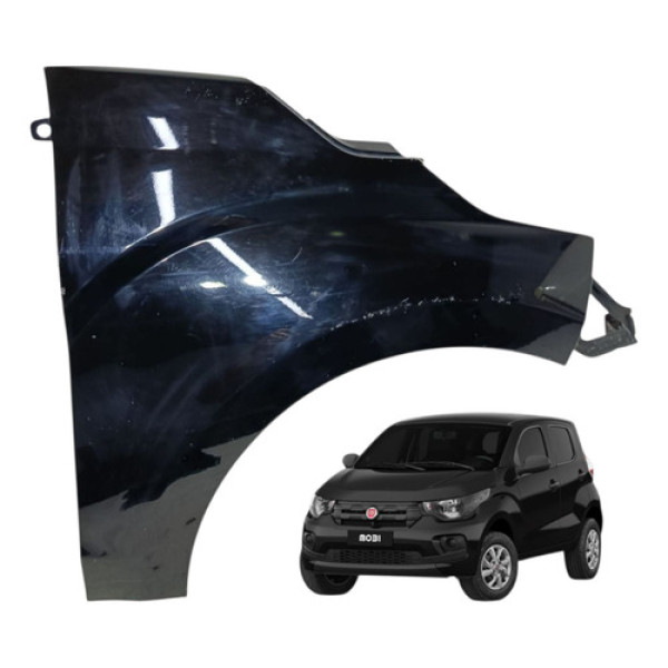 Paralama Dianteiro Fiat Mobi Like 2017 Á 2021 Lado Direito
