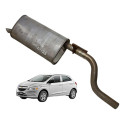 Escapamento Silencioso Chevrolet Onix 1.0 2017 2018 2019