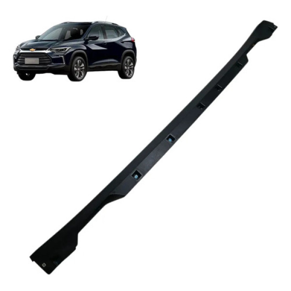 Spoiler Lateral Soleira Gm Tracker 2021/2025 Lado Direito Preto