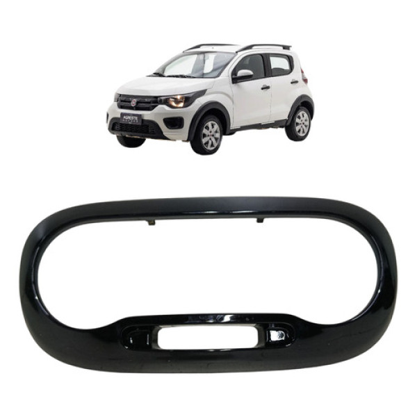 Moldura Acabamento Comando Controle Ar Fiat Mobi 2019 2023