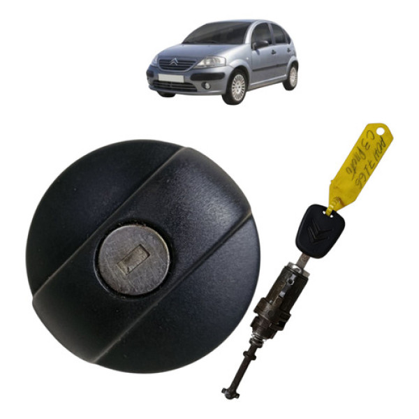 Tampa Combustivel Miolo Chave Citroen C3 1.4 2007 2008 2009