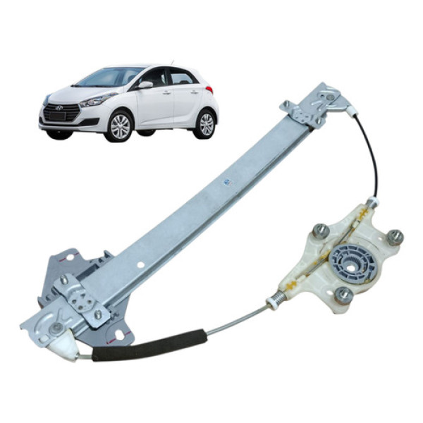 Mecânismo Máquina Vidro S/ Motor Hb20 2014 / 2019 Motorista