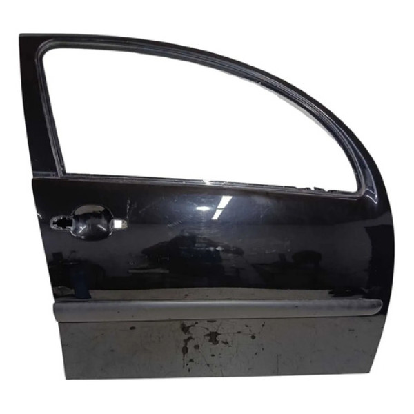 Porta Dianteira Citroën C3 2007 2008 2009 2010 2011 Direita Dianteira Direito Preto