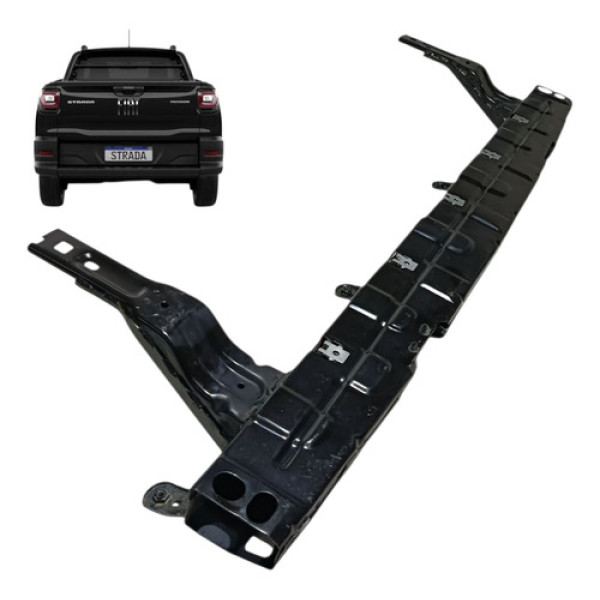 Alma Para-choque Traseiro Fiat Strada 2021 2022 2023 2024