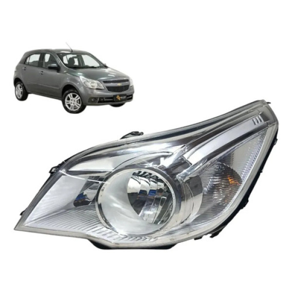 Farol Dianteiro Gm Agile 2009 2010 / 2014  Esquerdo Paralelo Esquerdo/motorista