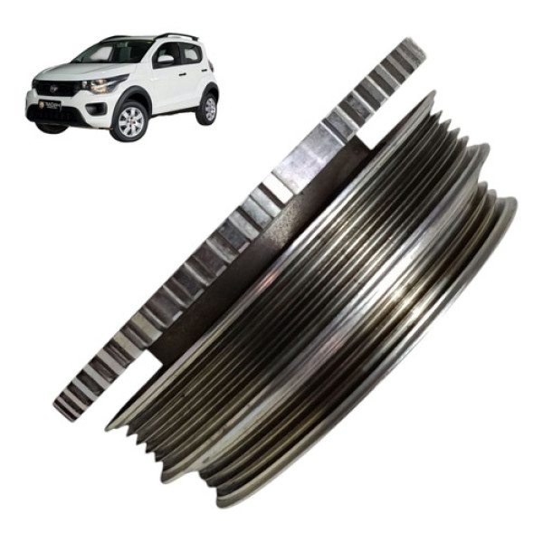 Polia Virabrequim Ar Dir Fiat Mobi Palio Fire Evo 1.0 17/20