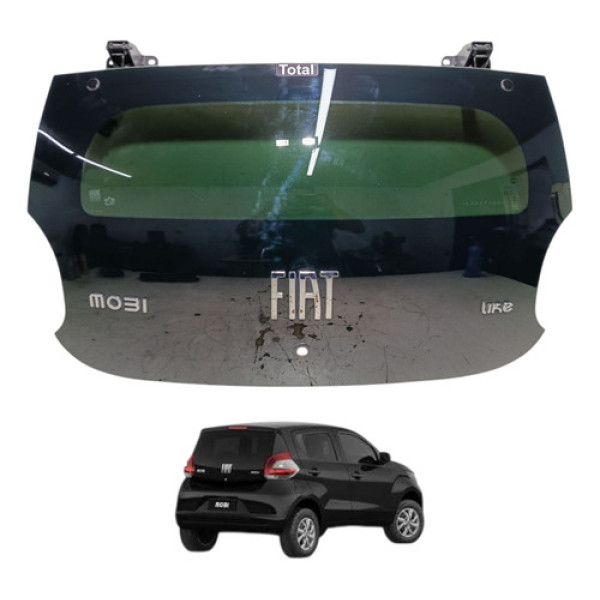 Tampa Traseira Vidro Vigia Fiat Mobi 2017 Á 2024 S/ Limpador