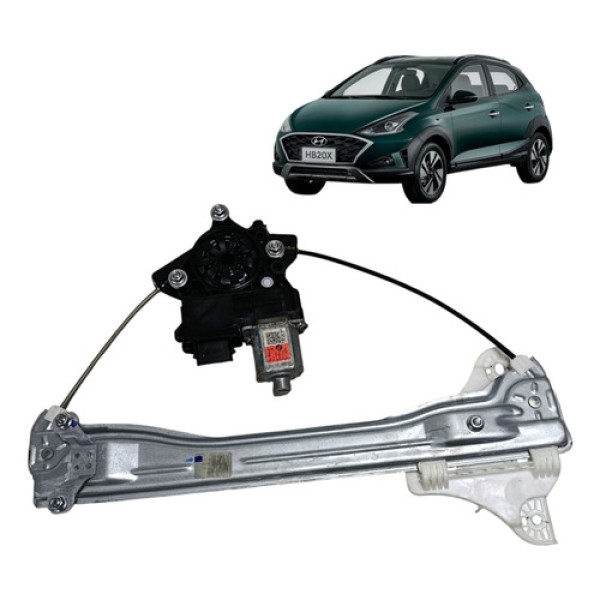 Maquina Vidro Traseira Direita Hb20 Hb20x Hb20s 2020 2022