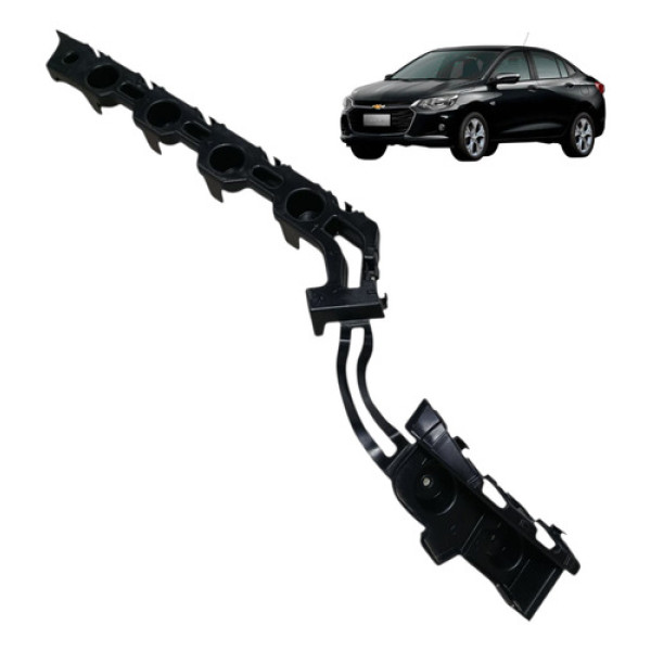 Guia Parachoque Traseiro Onix Plus 2020 2021 2022 Esquerdo