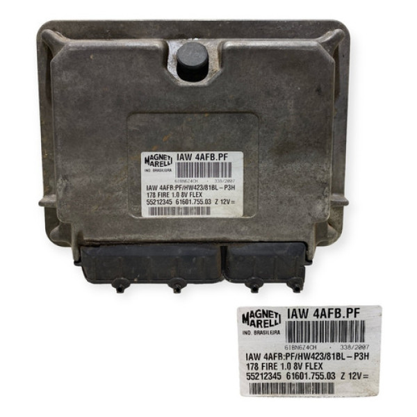 Central Módulo Injeção Fiat Palio Fire 1.0 8v 55212345 Flex