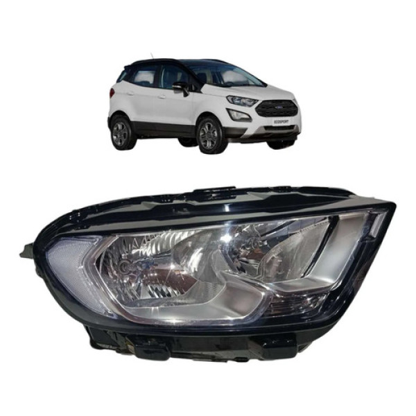Farol Dianteiro Direito Ecosport 1.5 2017 2019 2021 Sem Led Direito/passageiro