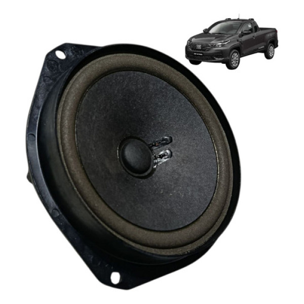 Alto Falante Fiat Strada 2021 2022/2024 Dianteiro Esquerdo Preto