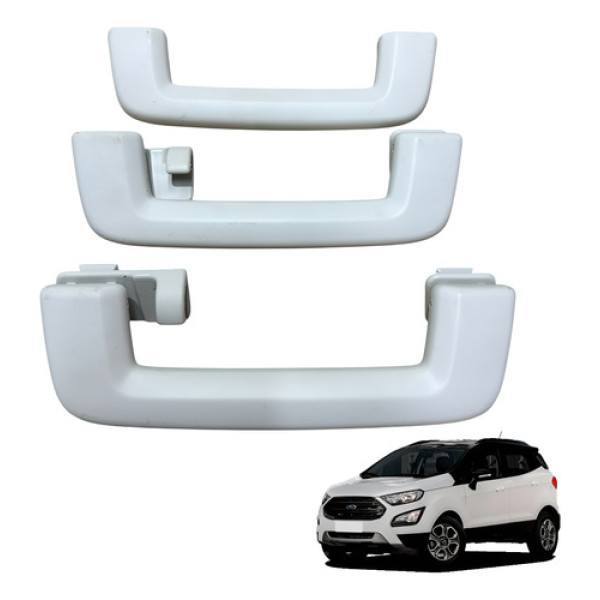 Kit Alça Puxador Teto Ford Ecosport 2019 2020 2021
