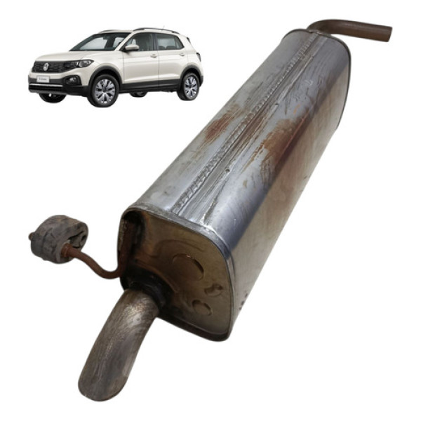 Escapamento Silencioso Volkswagen T-cross 1.0 Tsi 2020 2021