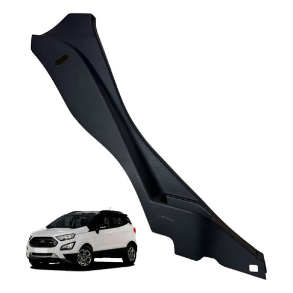 Acabamento Soleira Ford Ecosport 2020 2021 Traseira Esquerda