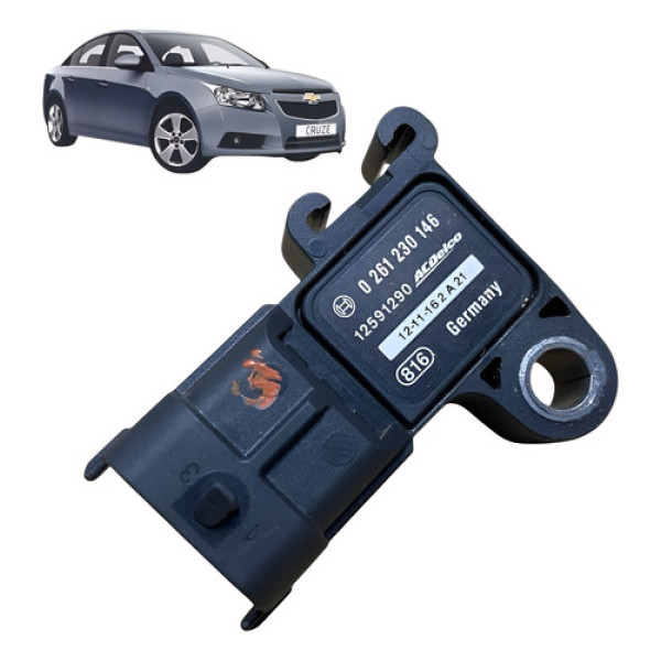 Sensor Map Pressão Chevrolet Cruze 1.8 2012 2013 2014 2015