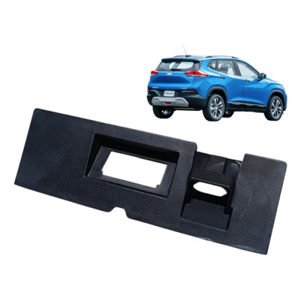 Moldura Suporte Câmera Ré Botão Chevrolet Tracker 2020 /2024