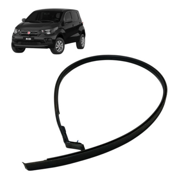 Borracha Friso Teto Fiat Mobi S/rack 2017 A 2021 Direito
