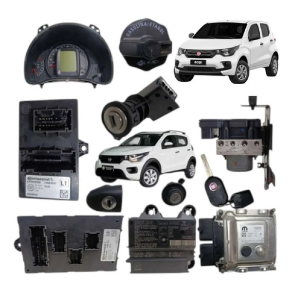 Kit Code Módulo Injeção Fiat Mobi Way 1.0 4c Fire Evo 2019