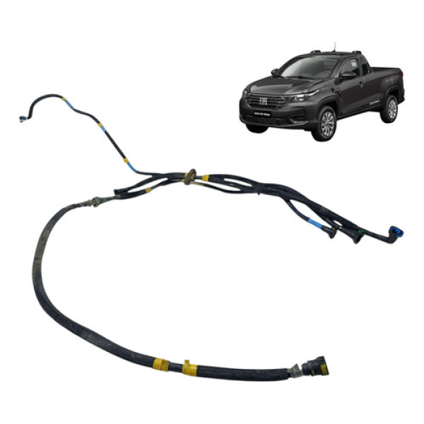 Conjunto Mangueira Combustível Fiat Strada 2020 2021 / 2025 Preto