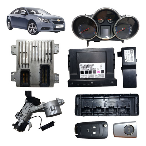 Kit Code Módulo Injeção Cruze 1.8 Lt Automático 2012 2013