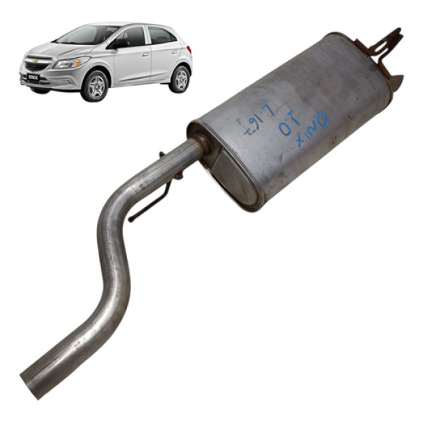 Escapamento Silencioso Chevrolet Onix 1.0 2017 2018 2019
