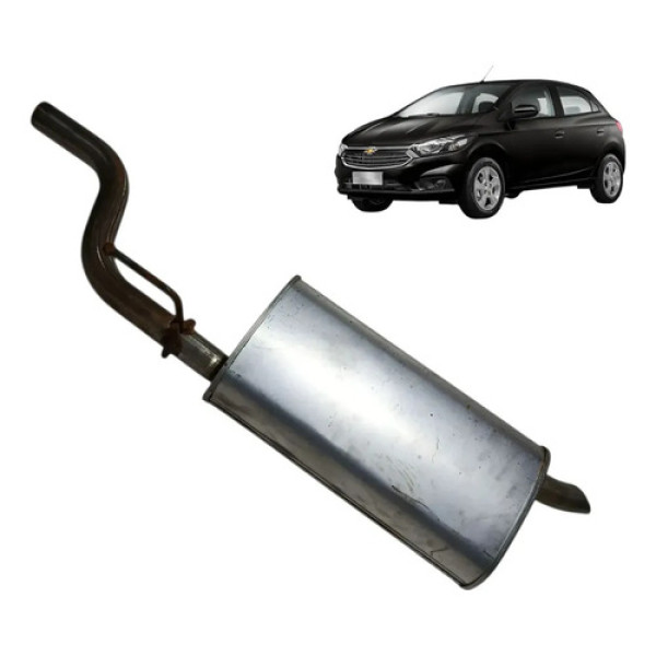 Escapamento Silencioso Abafador Onix Prisma 1.0 2013/2019