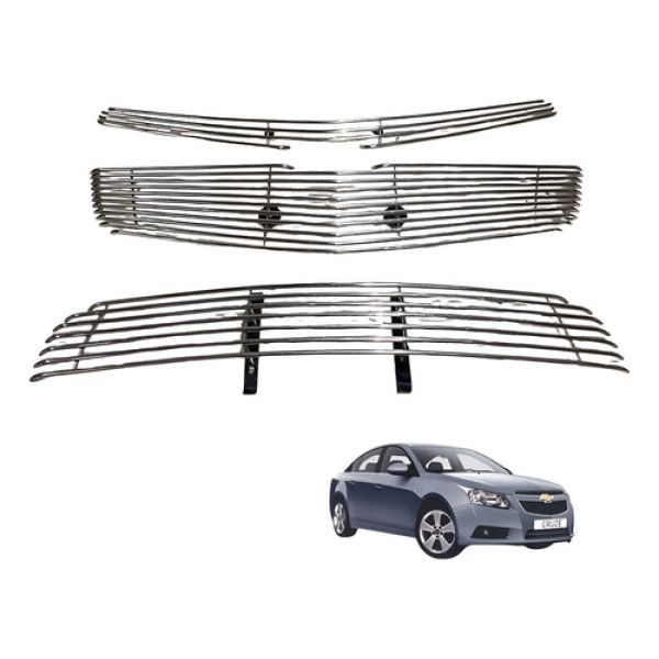 Aplique Grade Parachoque Dianteiro Cruze 2012 2013 2014 2015