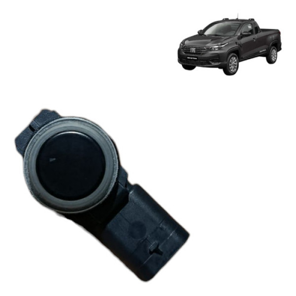 Sensor Estacionamento Fiat Strada Toro 2021 2022 2023 2024 Cinza-escuro