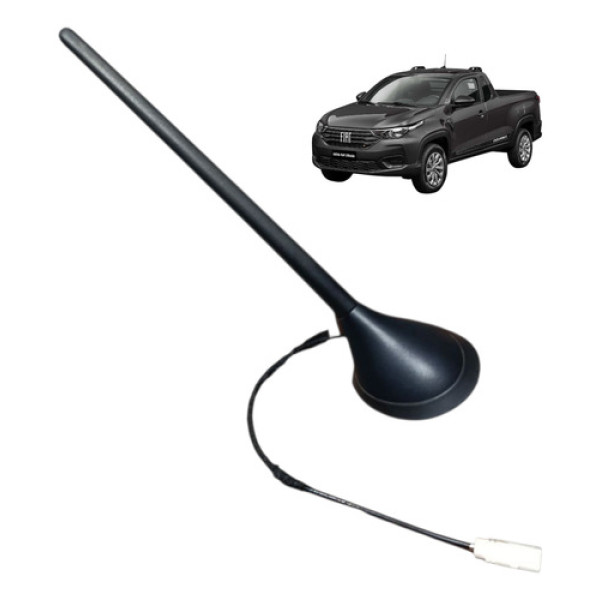 Antena Teto Fiat Strada Argo Cronos 2021 2022 2023 2024 Preto