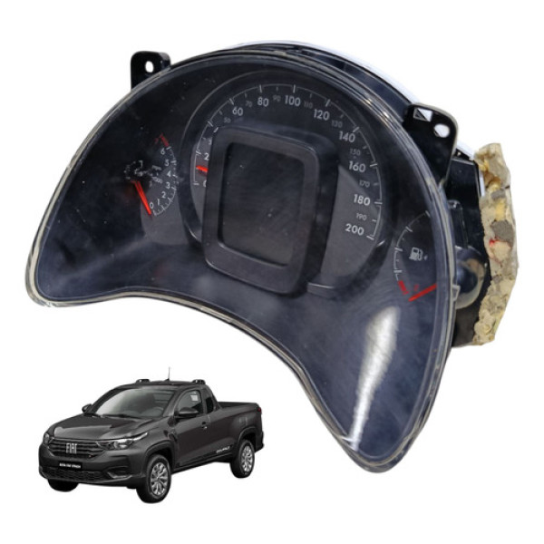 Painel Instrumentos Fiat Strada Freedom 1.3 2024 52237237 Preto