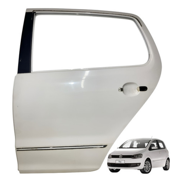 Porta Volkswagen Fox 2011 2012 2013 2014 Traseira Esquerda