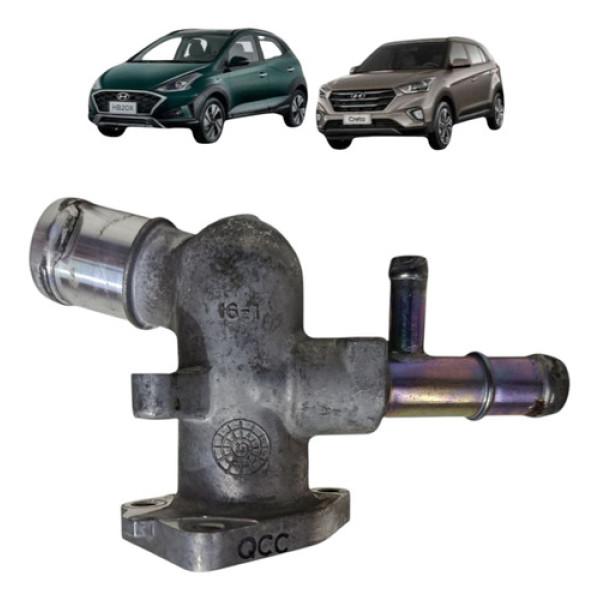 Flange Cavalete Agua Motor Hyundai Hb20 1.6 2020 2021 2022