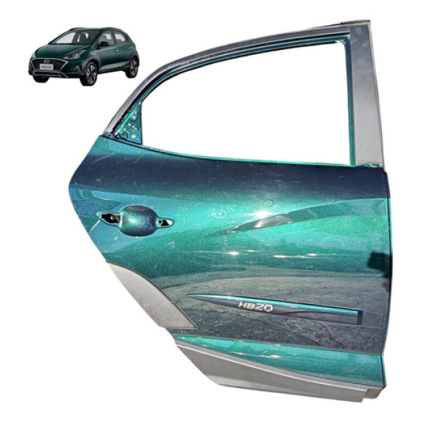 Porta Traseira Direita Hyundai Hb20x 1.6 2020 2021 2022