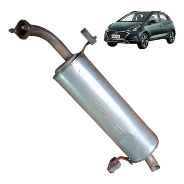 Escapamento Silencioso Traseiro Hyundai Hb20 Hb20x 2020 2022