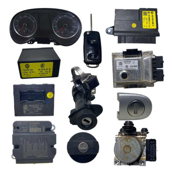 Kit Code Chave Modulo Injeçao Saveiro G8 Tl 1.6 8v Flex 2017