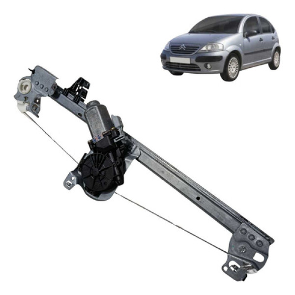 Máquina Vidro Elétrico C3 Dianteira Esquerda 2008 2012 
