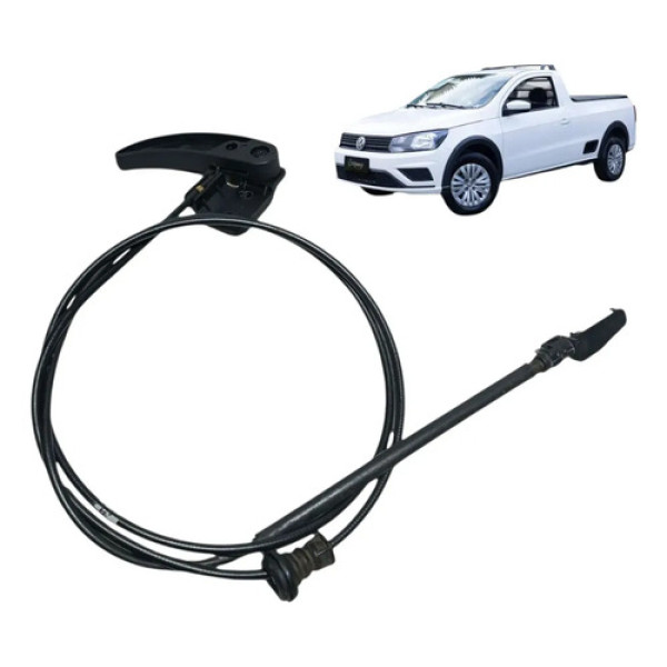 Puxador Cabo Abertura Capô Vw Saveiro Gol Voyage 2018/2023