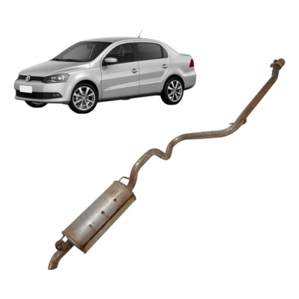 Escapamento Silencioso Volkswagen Voyage 1.6 2012 2013 2014