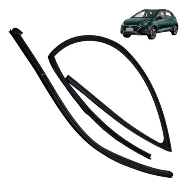 Kit Pestana Guarnição Porta Dianteiro Esquerdo Hb20 2022