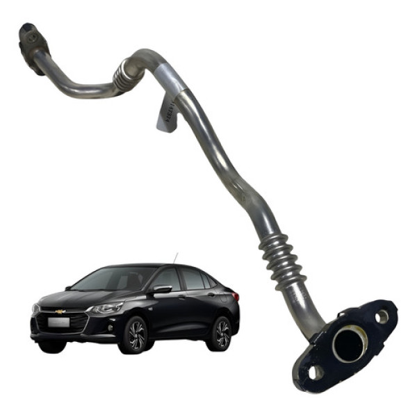 Tubo Cano Óleo Turbina Chevrolet Onix 1.0 3cc 2020 2021 2022
