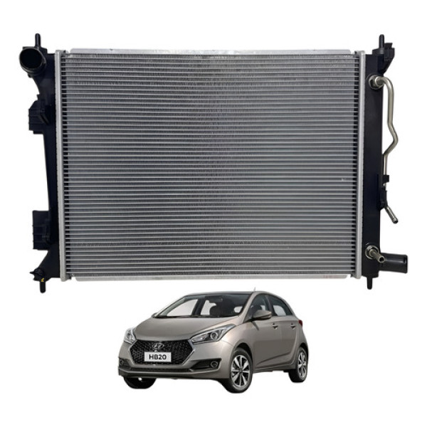 Radiador Água Hyundai Hb20 Automático 2013 2015 2019