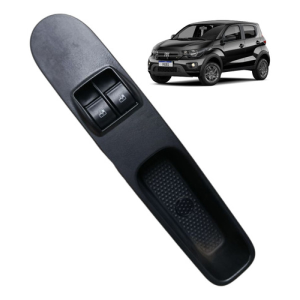 Botão Interruptor Vidro Diant Fiat Mobi 2017 / 2020 Esquerdo