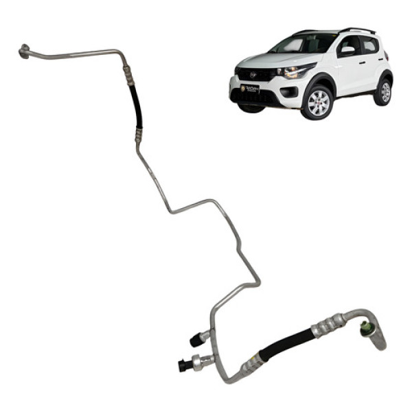 Mangueira Cano Ar Condicionado Fiat Mobi 2017 2018 2019 2020