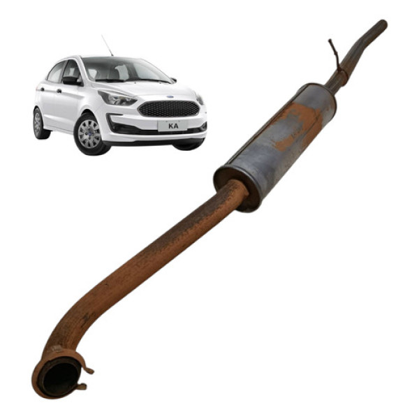 Escapamento Intermediário Ford Ka 1.0 3cc 2018 2019 2020