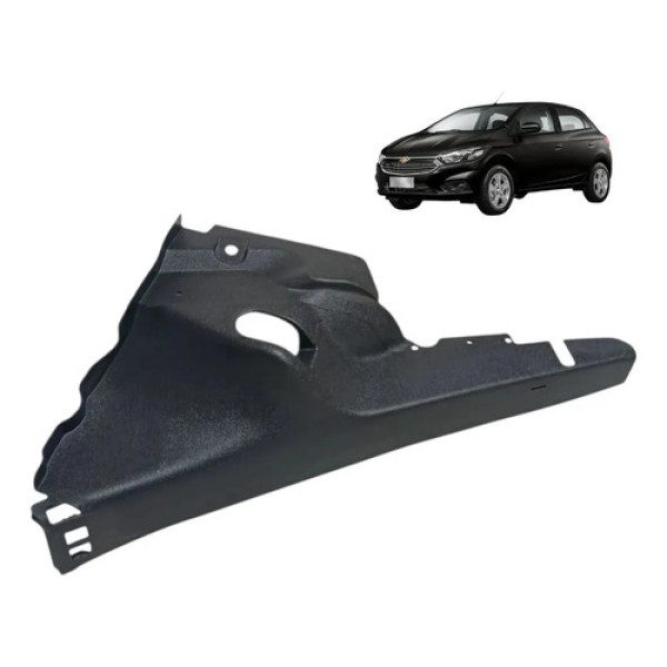 Acabamento Coluna Traseira Gm Onix 2013/2019 Lado Esquerdo Preto