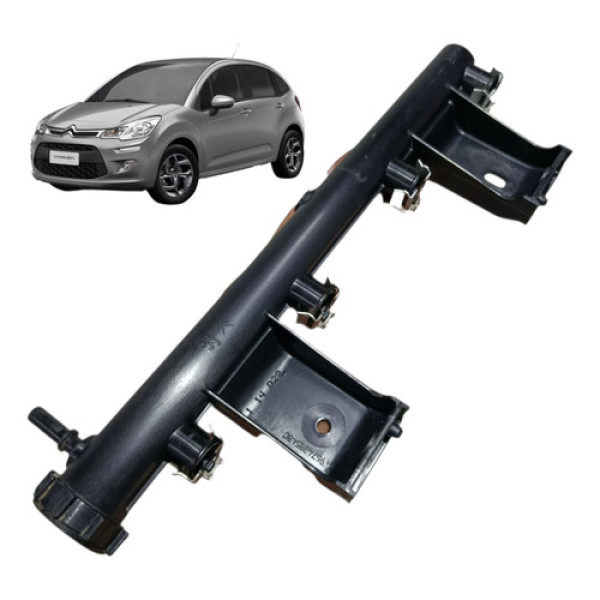 Flauta Bico Injetor Peugeot 208 Citroen C3 1.5 2013 2014 /16