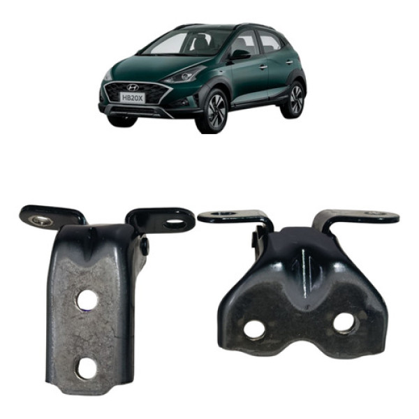 Par Dobradiça Porta Dianteira Esquerda Hb20 2020 2021 2022