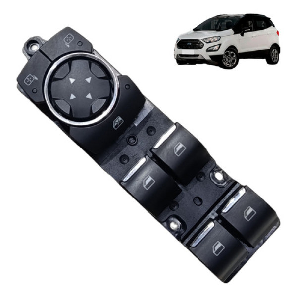 Comando Botao Vidro Retrovisor Eletrico Ecosport 2018 2021